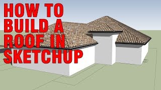 How To Build A Roof In SketchUp Quick Tips [upl. by Releyks61]