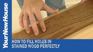 Filling Holes in Wood  Quick Tip [upl. by Okeim]