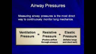 Monitoring Lung Mechanics Mechanical Ventilation  Lecture 3 [upl. by Sussman]