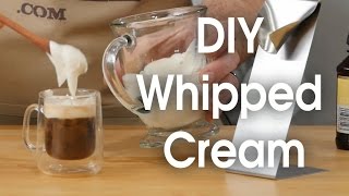 DIY whipped cream in 60 seconds [upl. by Graubert]