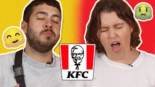 Aussies Try Each Others KFC Order [upl. by Acilegna80]