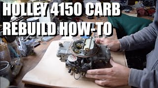 PoF  Ep 49  How to rebuild a Holley 4150 carburetor [upl. by Cullan]