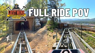 Lost Mine Mountain Coaster Full Ride POV  Pigeon Forge Tennessee [upl. by Abrams]