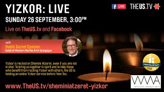 Yizkor Live  Shemini Atzeret [upl. by Garibull]