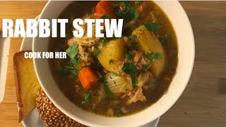 HOW TO MAKE RUSTIC RABBIT STEW [upl. by Becht]