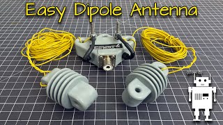 Simple 20m Ham Radio Dipole Antenna [upl. by Ettenirt901]