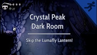 Crystal Peak Dark Area without Lantern  Hollow Knight [upl. by Emmalee349]