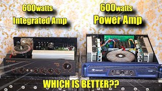 Integrated Amp VS Power Amplifier  Kevler Amplifiers [upl. by Liamaj395]