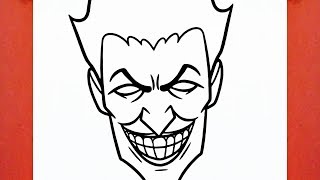 HOW TO DRAW THE JOKER [upl. by Llenrev969]