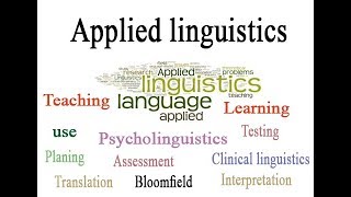 what is Applied Linguistics [upl. by Ardie]