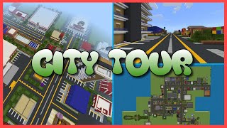 Our Minecraft City Tour [upl. by Dorlisa673]