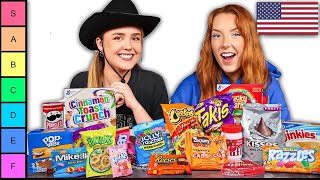 Australians Rank AMERICAN SNACKS [upl. by Bois367]