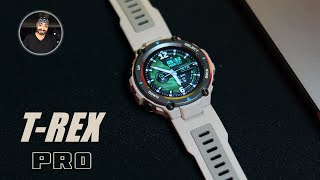 Amazfit TRex PRO  Unboxing and Review  Whats New 🔥 [upl. by Eduam]