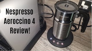 Nespresso Aeroccino 4 Milk Frother Review  Worth upgrading from the Aeroccino 3 [upl. by Gnouh181]