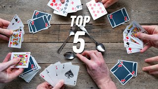 TOP 5 BEST CARD GAMES OF ALL TIME [upl. by Akimehs212]