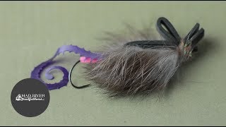 QUICK SKATING MOUSE Fly Tying Tutorial [upl. by Aneliram]