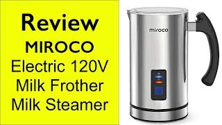 Review Miroco Milk Frother  How to make froth milk at home [upl. by Eckblad513]