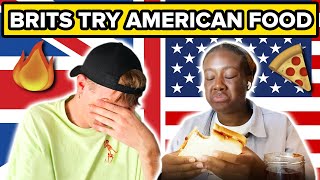 Brits Try American Food Supercut [upl. by Noicpesnoc961]