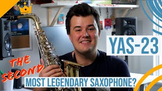 The 2nd Most Legendary Saxophone Yamaha YAS23  AS100 Review [upl. by Banwell417]