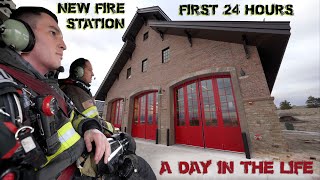 First 24 Hours in a New Fire Station  A Day in the Life [upl. by Nylyaj770]