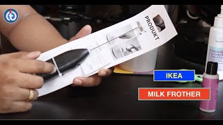 IKEA MILK FROTHER Review amp Battery Installation [upl. by Haididej538]