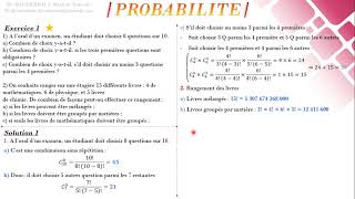 Exercice 1   Probabilité [upl. by Anirav]