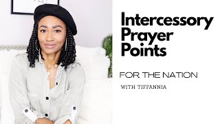 6 Intercessory Prayer Points For 2020  Tiffannia [upl. by Morlee348]