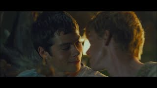 Dylan OBrien amp Thomas BrodieSangster Almost Kiss The Maze Runner [upl. by Arnulfo165]