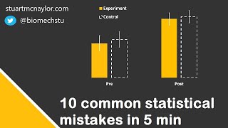 Ten Statistical Mistakes in 5 Min [upl. by Laurin]