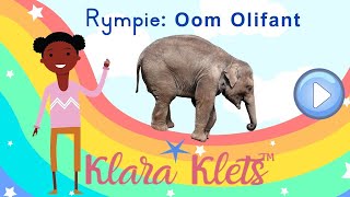 Rympies Oom Olifant Afrikaanse rympies vir kinders [upl. by Atinuaj]