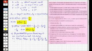 Correction Exercice Probabilité Bac Science 2018 Session principale [upl. by Donn]