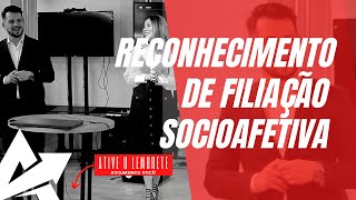 DIREITO DE FAMÍLIA Reconhecimento de filiação socioafetiva [upl. by Siblee87]