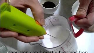 How To Make Latte Art with Mini Milk Frother [upl. by Bolt]