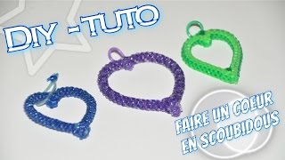 • IDEE CADEAU ⎟♡⎟ Faire un Coeur en Scoubidous Le TUTO • [upl. by Juster]