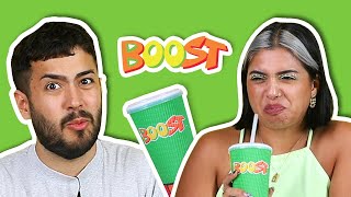 Aussies Try Each Others Boost Juice Orders [upl. by Mikkel]