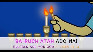 Learn to Light the Chanukah Candles with Kids [upl. by Nylidam]