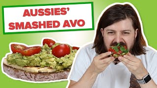 Aussies Try Each Others Smashed Avo [upl. by Wallack]