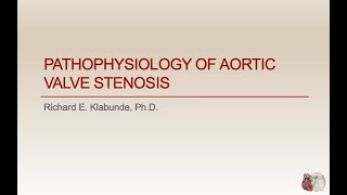 Aortic stenosis pathophysiology [upl. by Sterling]