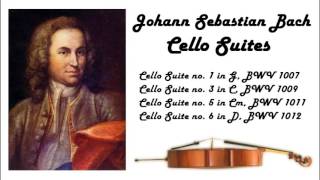 Johann Sebastian Bach  Cello suites in 432 Hz great for reading or studying [upl. by Ecirtal]