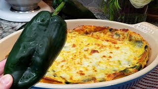 CHILE RELLENO CASSEROLE  Easy Recipe For Baked Chile Relleno Casserole [upl. by Schulman]