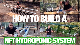 How to Build a Nutrient Film Technique NFT Hydroponic System [upl. by Eelik]