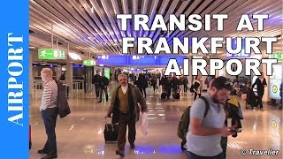 TRANSIT WALK AT FRANKFURT Airport FRA Terminal 1  Connection Flight Transfer Arriving amp Departing [upl. by Hniv789]