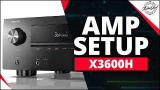 How to Add an External Amplifier to Your AV Receiver  Denon AVRX3600H [upl. by Neona]