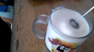 Aerolatte Review Frothing Cold Milk In Under 1 Minute [upl. by Herc]